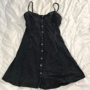 Black mini dress